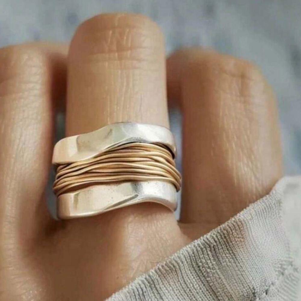 Boho geo ring N1726